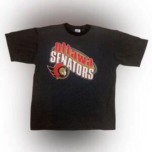 Y2K Vintage 1997 Ottawa Senators NHL Graphic T-Shirt CGW Sportswear Men’s Large